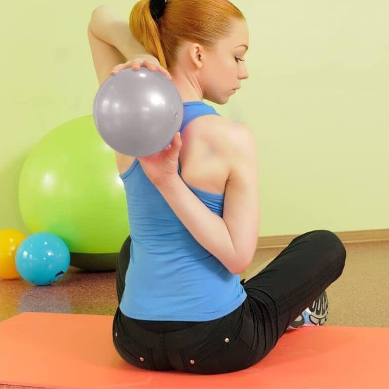 Ballon de gym duo gris soulage vos tensions