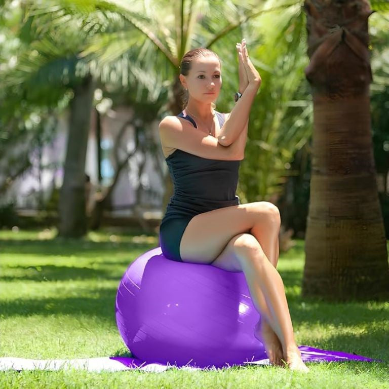 Swiss Ball Equilibre diametre 55 cm violet