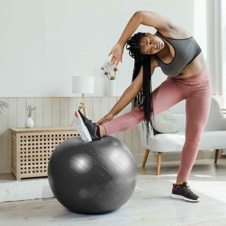 ballon pilates Equilibre diametre 85 cm gris