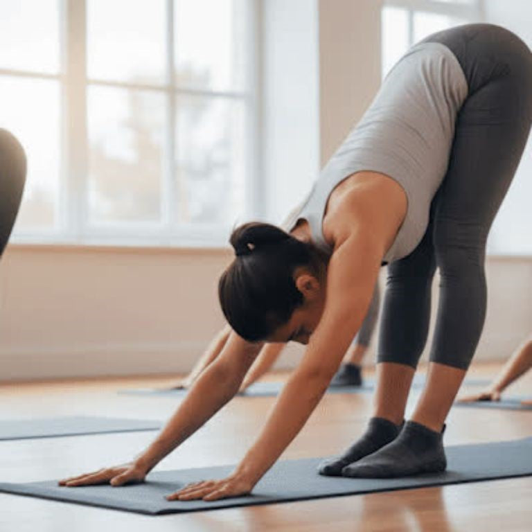 chaussette antiderapante pilates grise