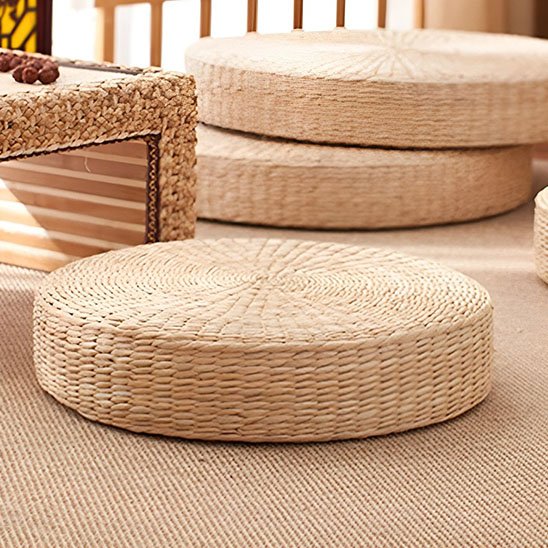 coussin yoga ergonomique matériaux naturels et durables