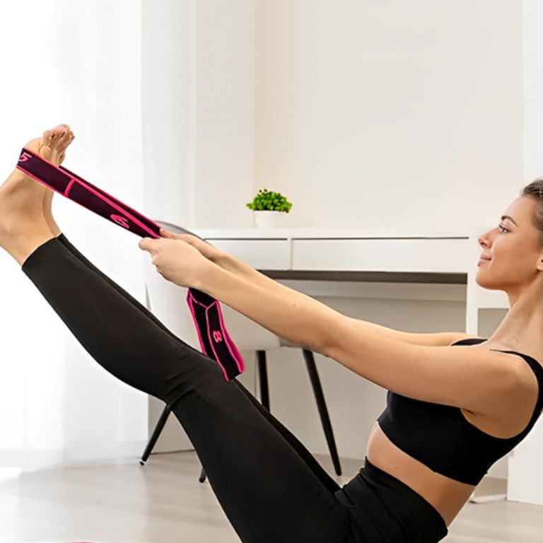 elastique musculation boucle adaptable tous niveaux grace huit boucles numerotees