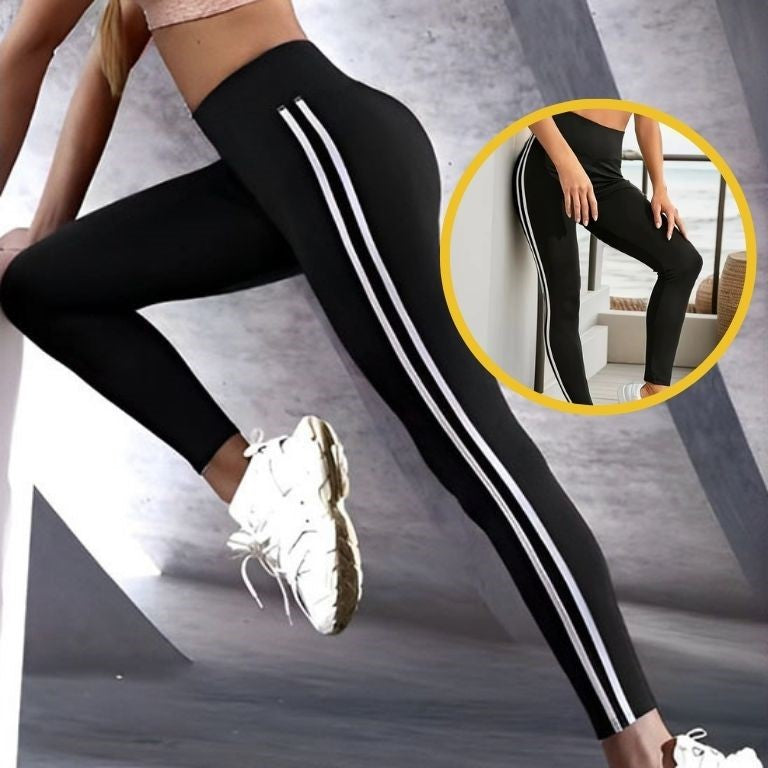 legging-femme-two-strips-noir-affine-votre-silhuette
