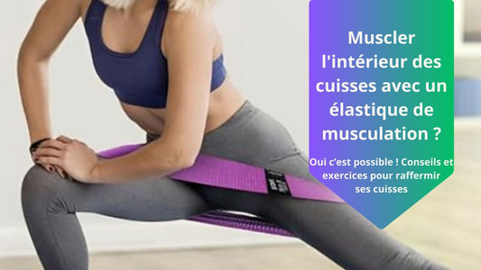 Muscler l'intérieur des cuisses avec un élastique de musculation ?