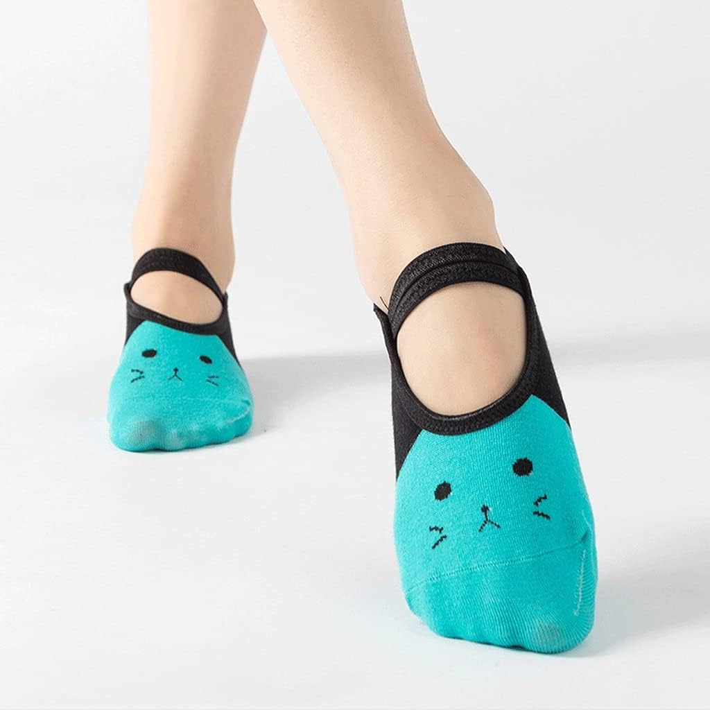 chaussette de pilates souris verte