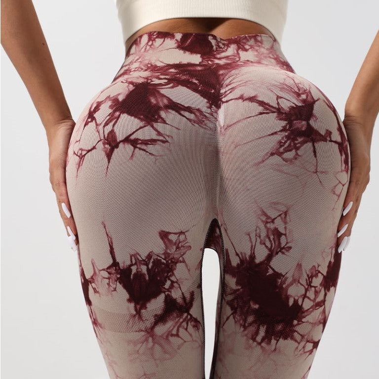  legging sport femme gainant fitness pourpre