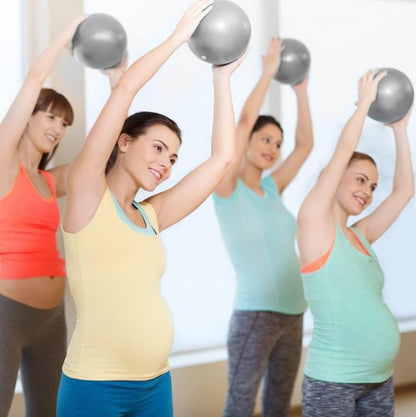 Swiss ball yoga gris