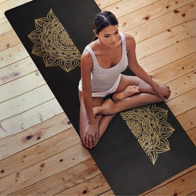 Tapis de gym elegant mandala