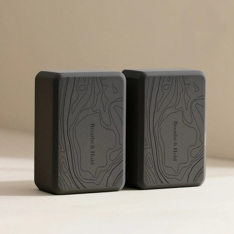 brique yoga stabilité gris