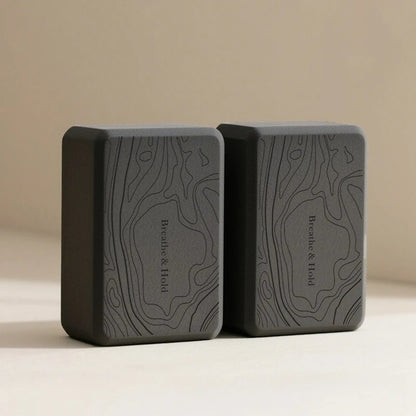 brique yoga stabilité gris