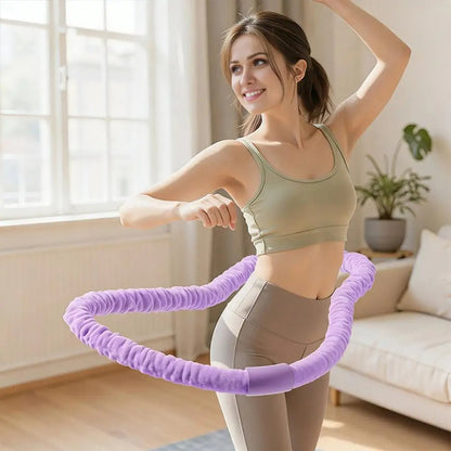 cerceau hula hoop velours violet