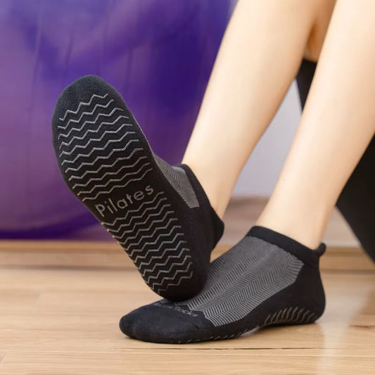 chaussette antiderapante pilates studio noir