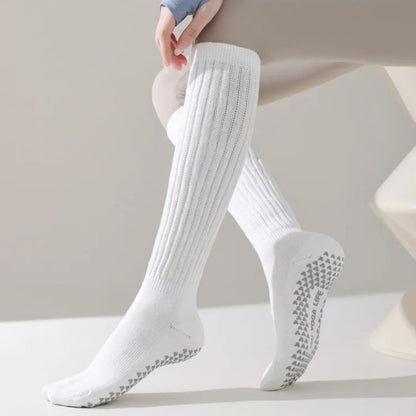 chaussette antidérapante pilates unie blanche