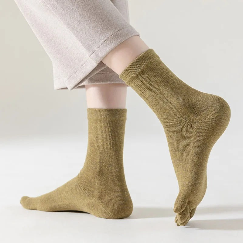 chaussette de pilates confortable vert