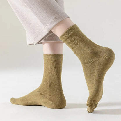 chaussette de pilates confortable vert