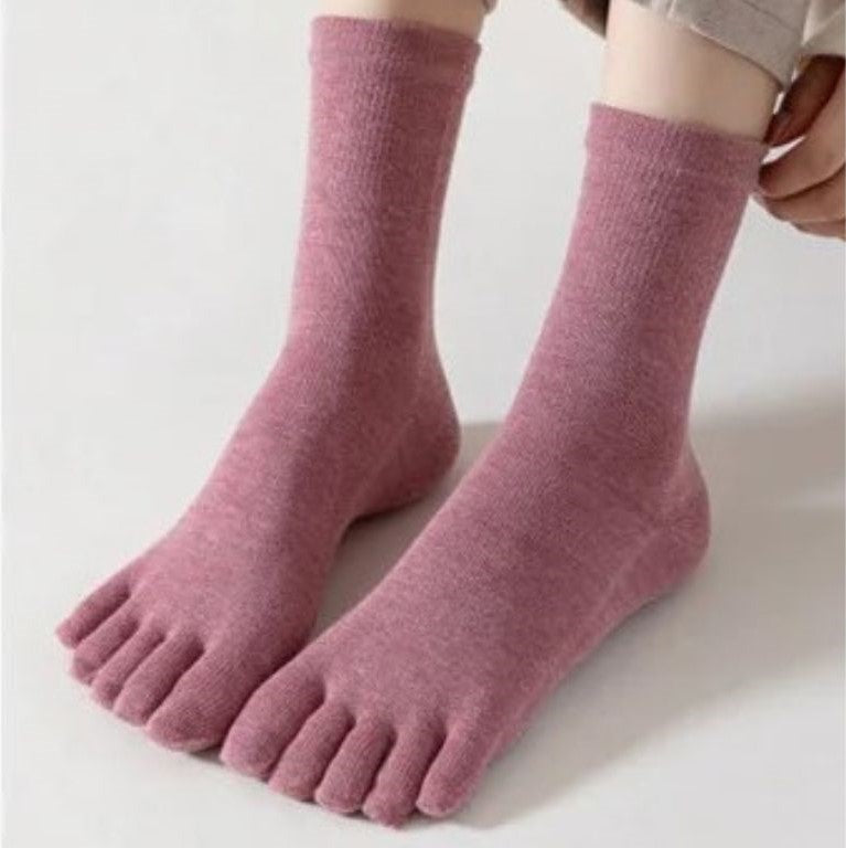 chaussette de pilates confortable violet