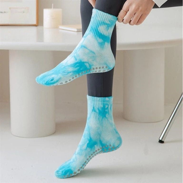 chaussette gym fun bleu