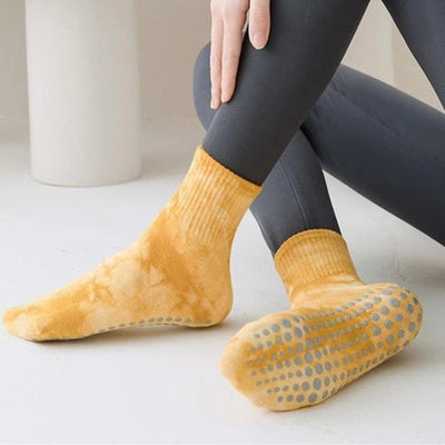 chaussette gym fun jaune