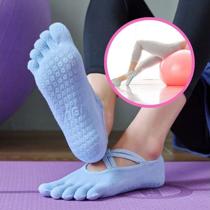 chaussettes-antiderapantes-ballerine-bleue