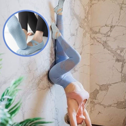 chaussettes-antiderapantes-pilates-bleues