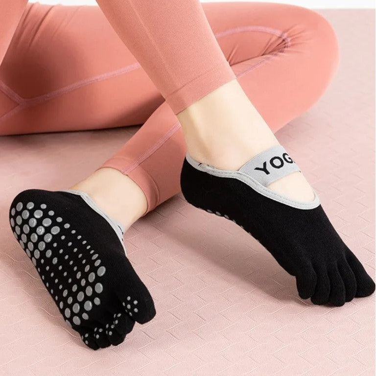 chaussettes pilates respirantes offrent barriere hygienique entre vos pieds et le sol