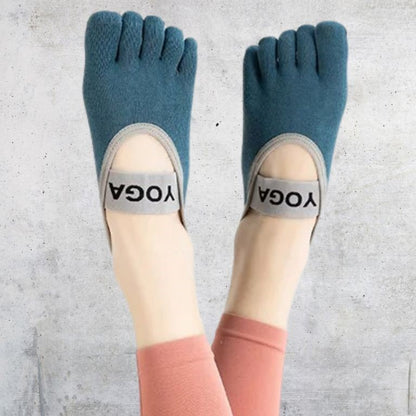 chaussettes pilates respirantes reduisent le risque de chutes et de glissades