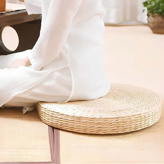 coussin yoga ergonomique rond pour posture parfaite