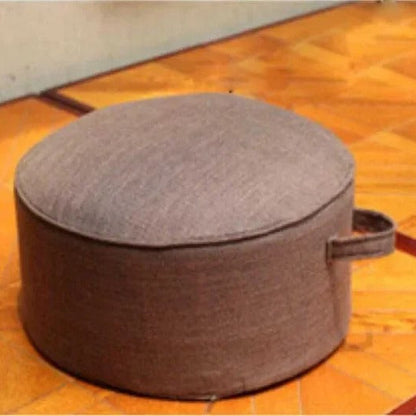 coussin yoga naturel marron