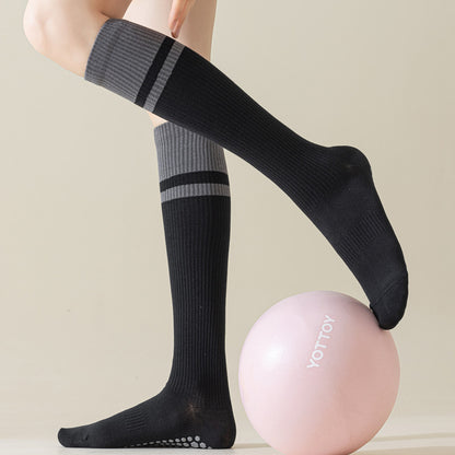 chaussette antidérapante pilates stabilité noire
