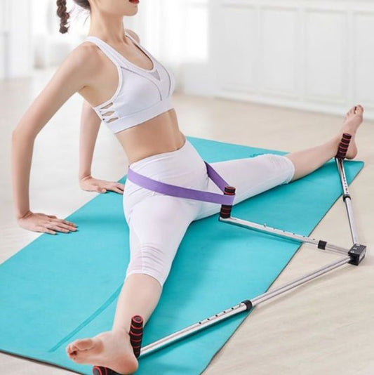 elastique musculation etirement jambes ameliore flexibilite equilibre amplitude de mouvement jambes