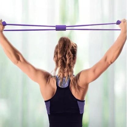 elastique musculation flexible violet