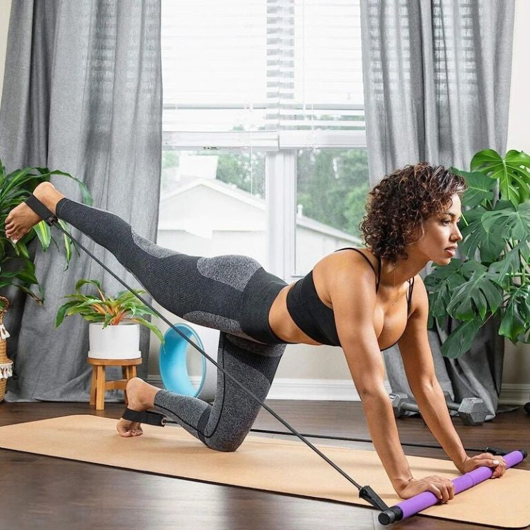 Barre D'exercice élastique Longue - Résistance Pour Bras, Pilates, Yoga - Neuf