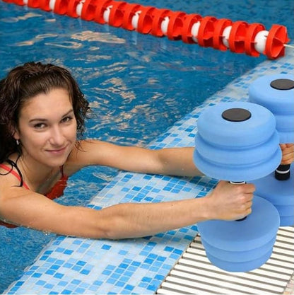 halteres aquagym facile a transporter et ranger