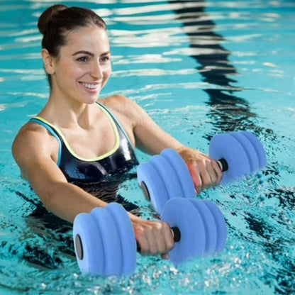 haltères aquagym pour natation fitness aquatique