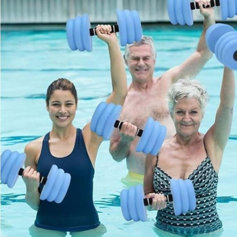 haltères aquagym s adaptent a tous les niveaux.