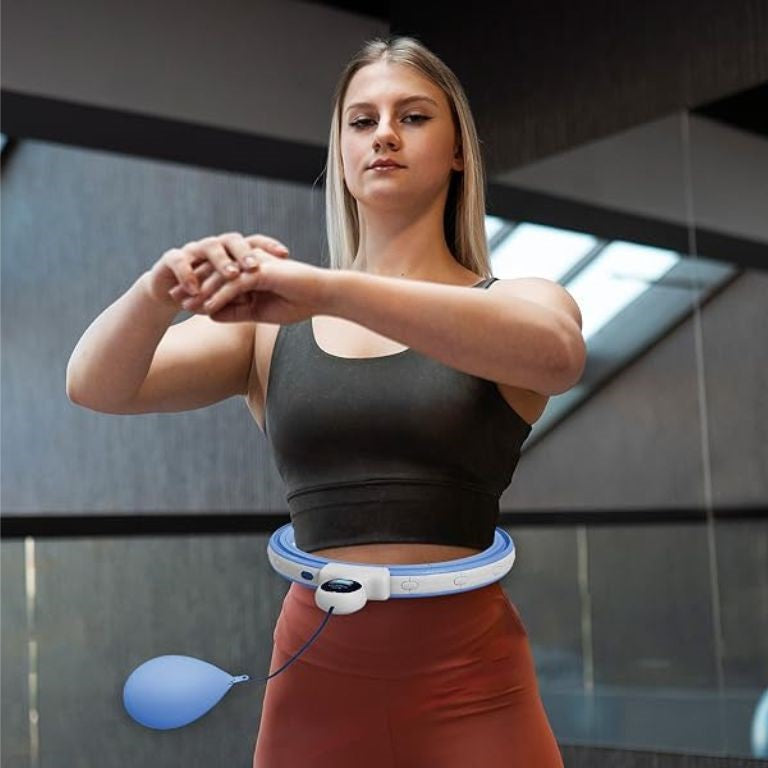 hula hoop compteur systeme anti chute pour maintenir le cerceau