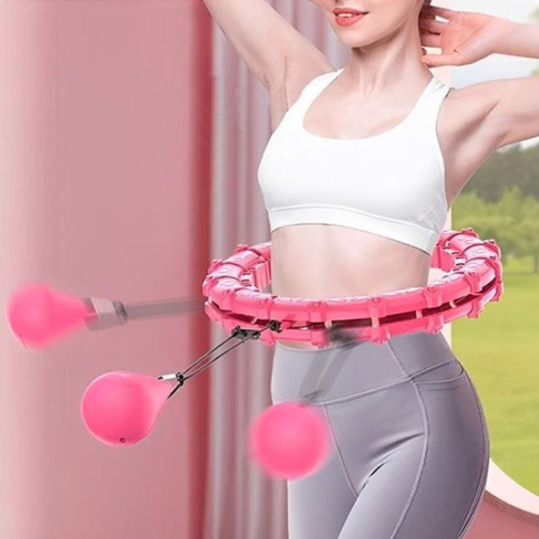 hula hoop fitness basic rose ajustable a votre taille