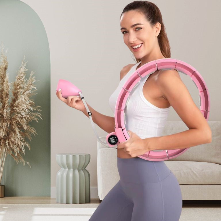 hula hoop fitness minceur rose