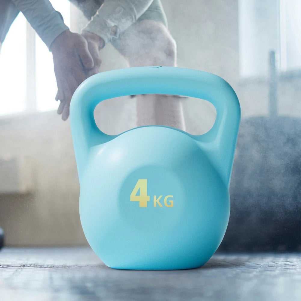 kettle bell auto remplissant bleu
