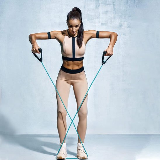 kit elastique musculation facile prise confortable et sécurisée