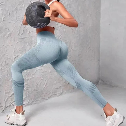 legging-de-sport-seamless-bleu