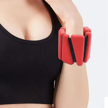 poids cheville chevilles poignets rouge