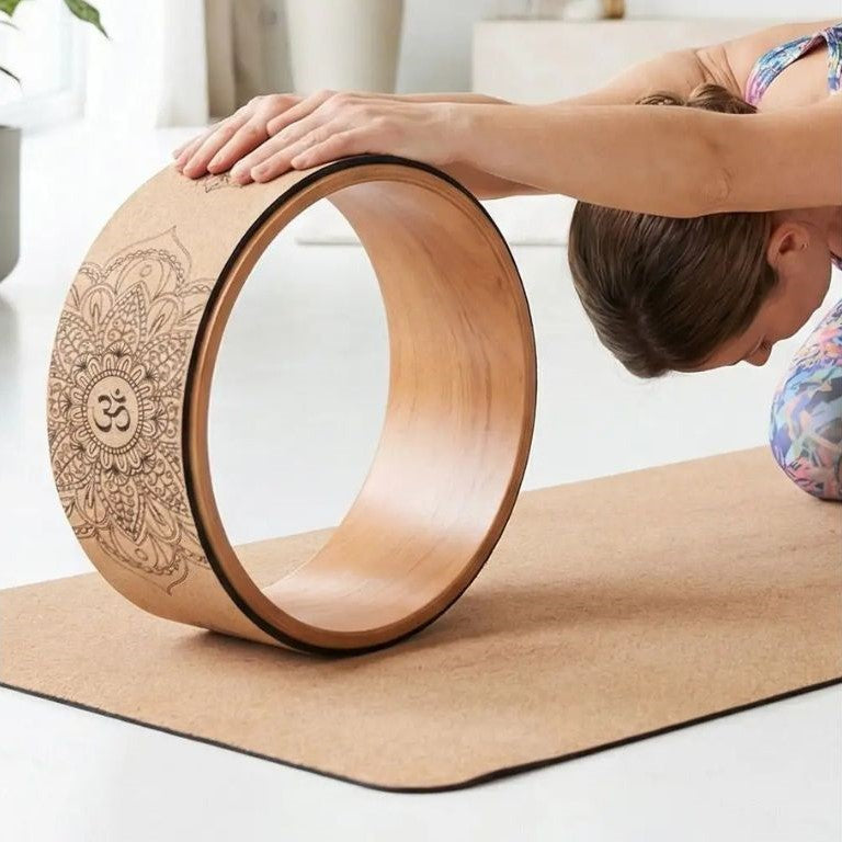 roue de yoga maintien chêne