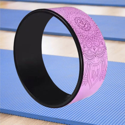 roue de yoga mandala violette