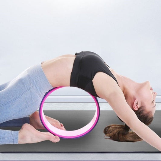 roue de yoga souplesse violet