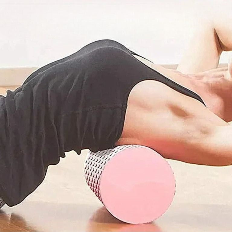 rouleau de massage mousse rose soulage les tensions