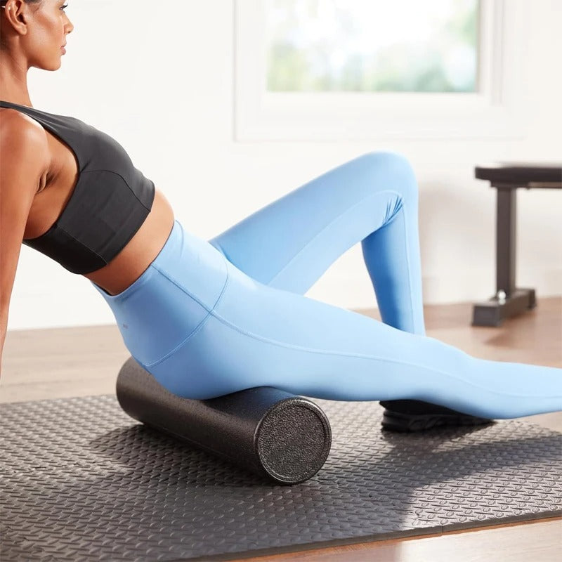 rouleau- de massage pilates noir