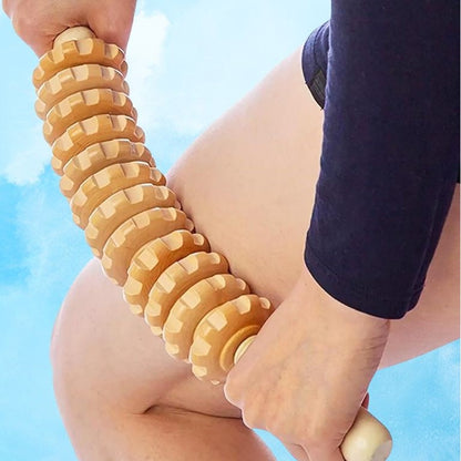 rouleau massage bois écologique