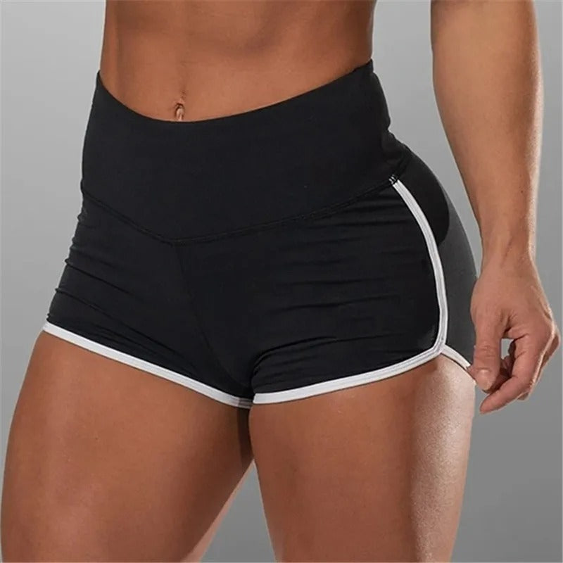 short de sport femme galbant noir