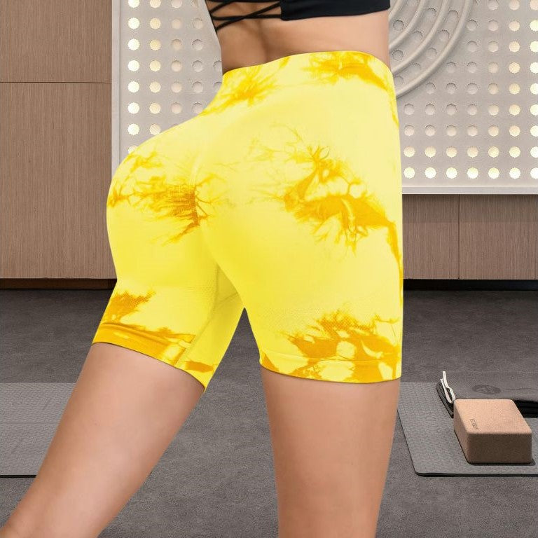 short sport femme moderne jaune